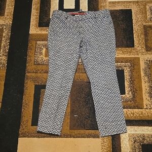 Willi Smith Black and White Cropped Pants